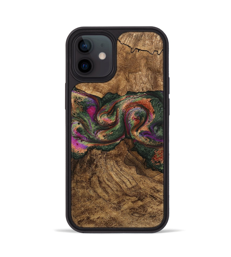 iPhone 12 Wood Phone Case - Orin (Green, 746326)