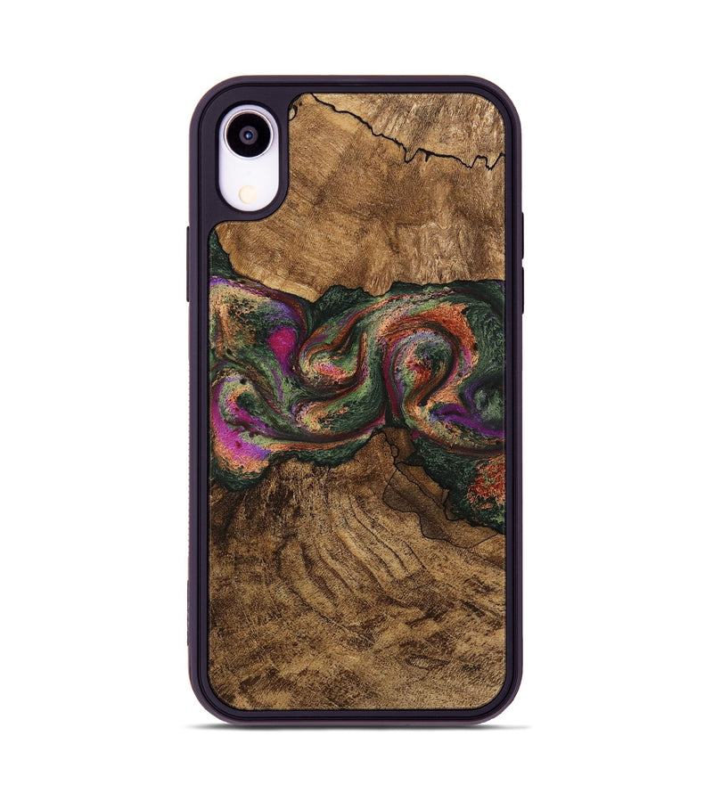 iPhone Xr Wood Phone Case - Orin (Green, 746326)