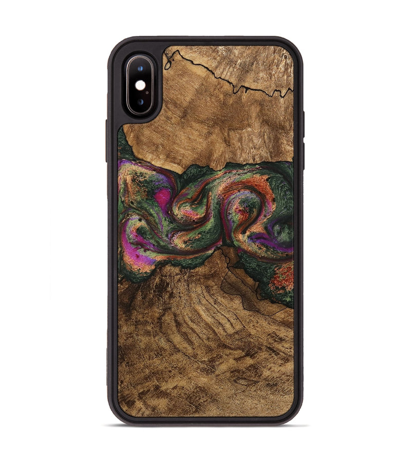 iPhone Xs Max Wood Phone Case - Orin (Green, 746326)