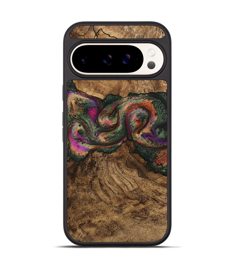 Pixel 9 Wood Phone Case - Orin (Green, 746326)