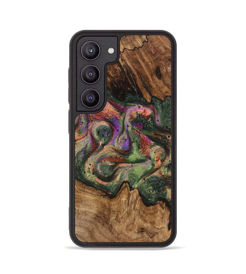 Galaxy S23 Wood Phone Case - Bambi (Green, 746331)