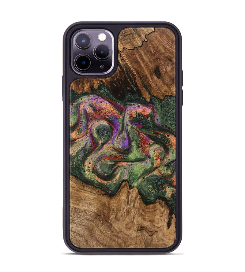 iPhone 11 Pro Max Wood Phone Case - Bambi (Green, 746331)