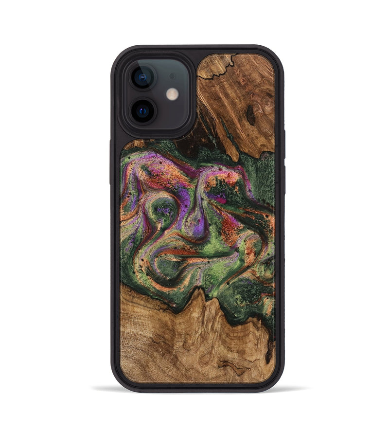 iPhone 12 Wood Phone Case - Bambi (Green, 746331)