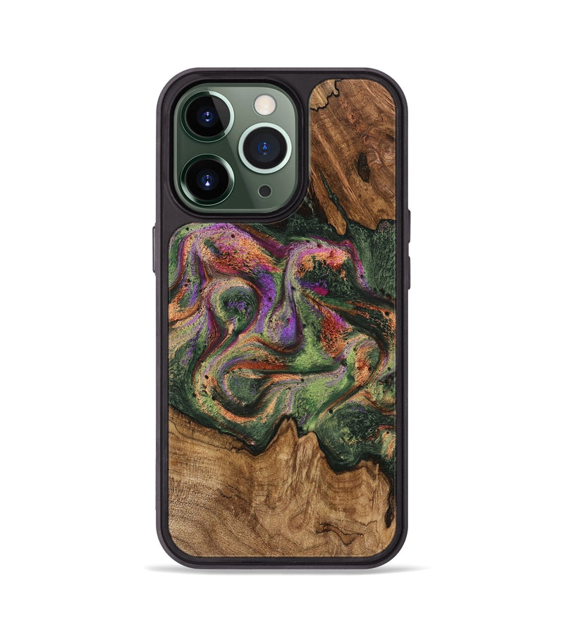 iPhone 13 Pro Wood Phone Case - Bambi (Green, 746331)