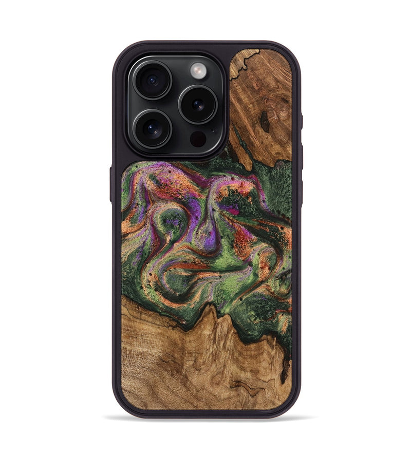 iPhone 15 Pro Wood Phone Case - Bambi (Green, 746331)