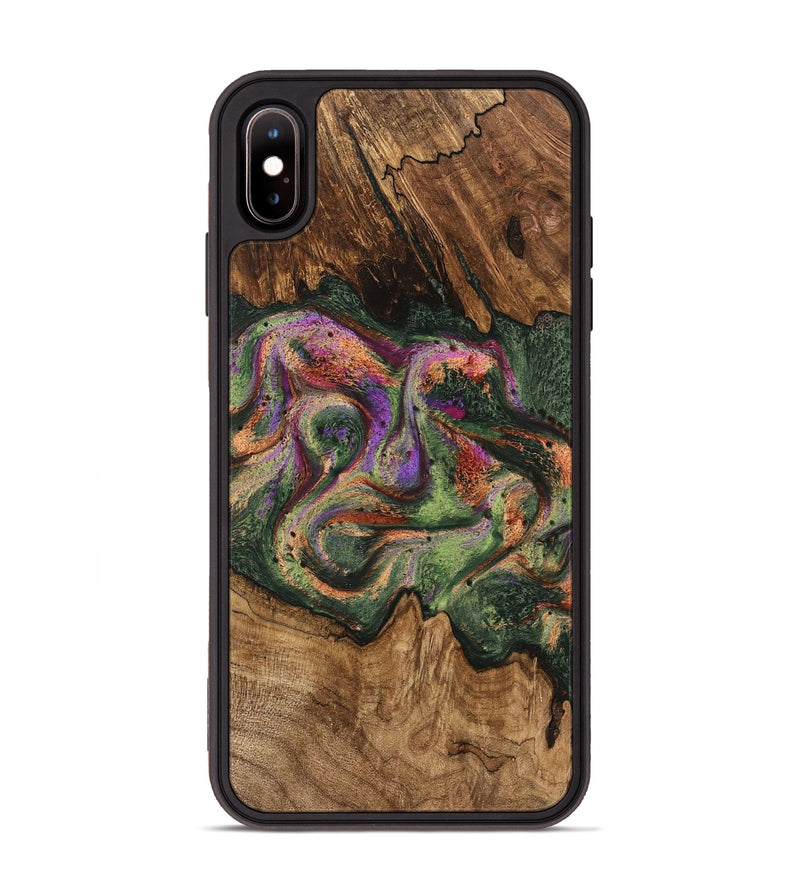 iPhone Xs Max Wood Phone Case - Bambi (Green, 746331)