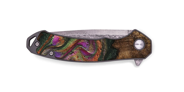 EDC Wood Pocket Knife - Amaris (Green, 746333)