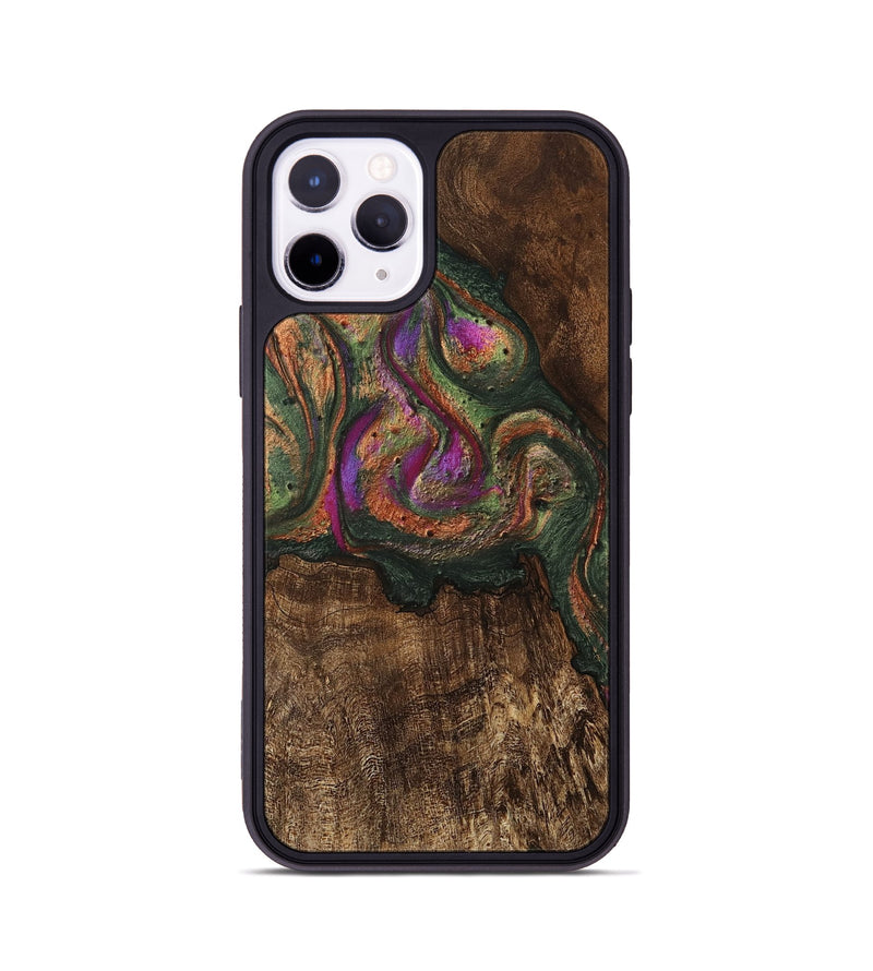 iPhone 11 Pro Wood Phone Case - Amaris (Green, 746333)