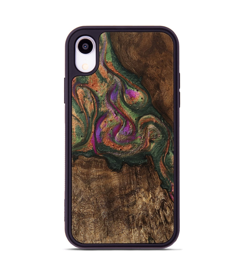 iPhone Xr Wood Phone Case - Amaris (Green, 746333)