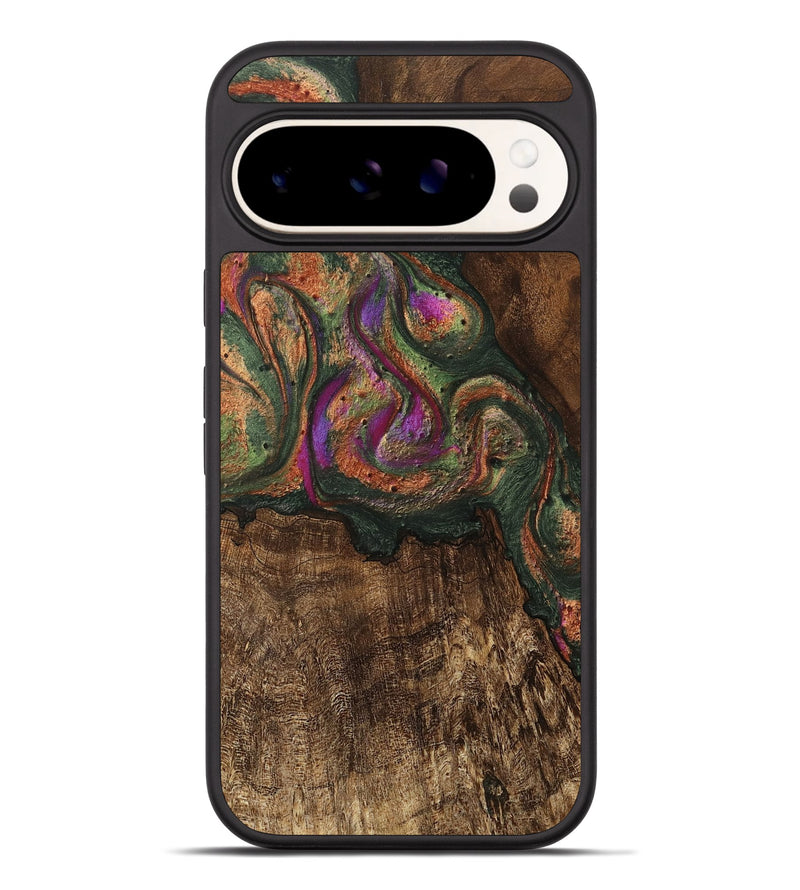 Pixel 9 Pro XL Wood Phone Case - Amaris (Green, 746333)