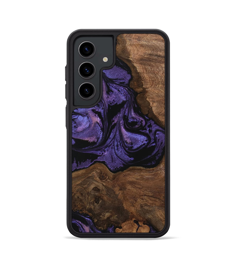 Galaxy S24 Wood Phone Case - Simone (Purple, 746335)