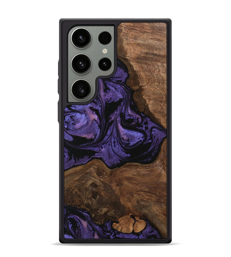 Galaxy S24 Ultra Wood Phone Case - Simone (Purple, 746335)