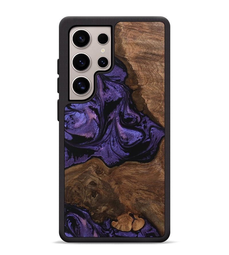 Galaxy S25 Ultra Wood Phone Case - Simone (Purple, 746335)