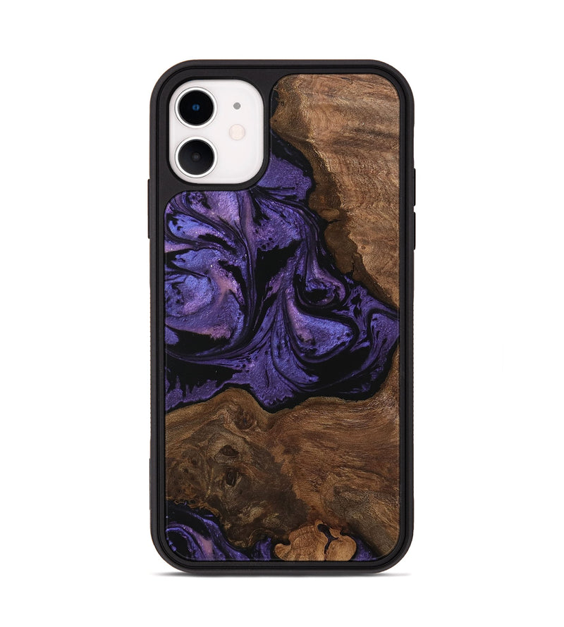 iPhone 11 Wood Phone Case - Simone (Purple, 746335)