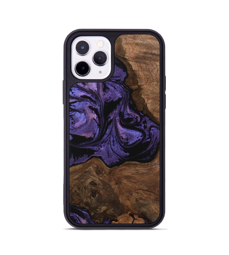 iPhone 11 Pro Wood Phone Case - Simone (Purple, 746335)