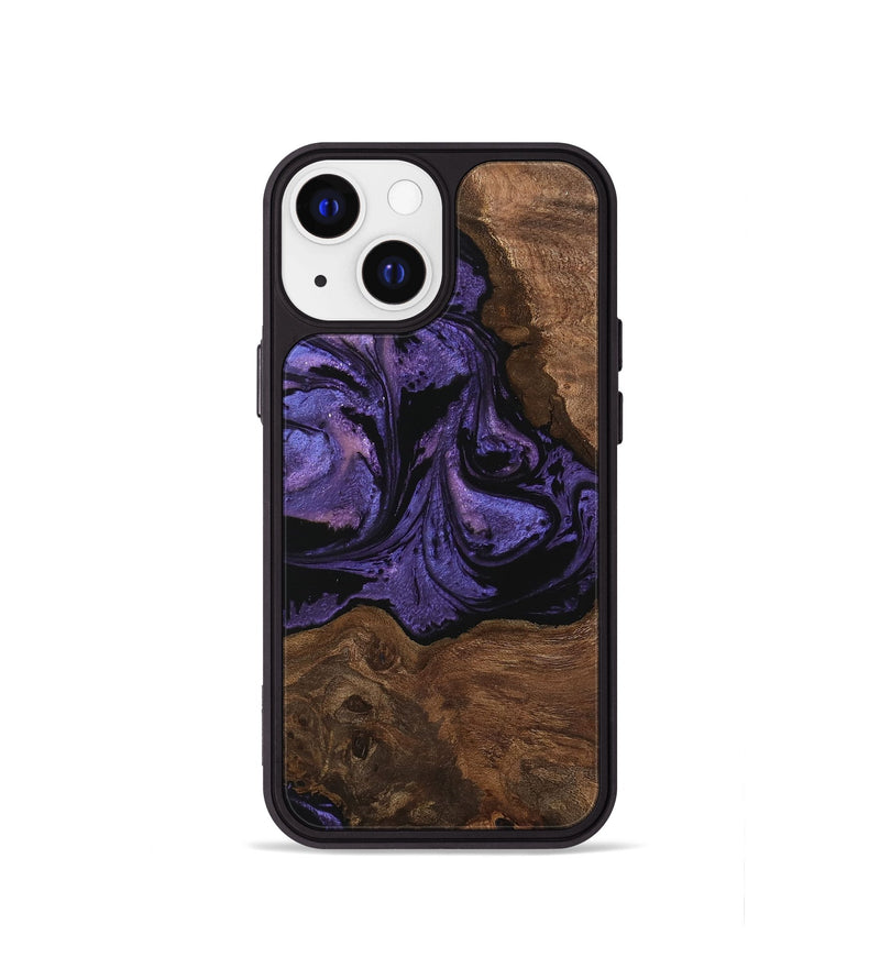 iPhone 13 mini Wood Phone Case - Simone (Purple, 746335)