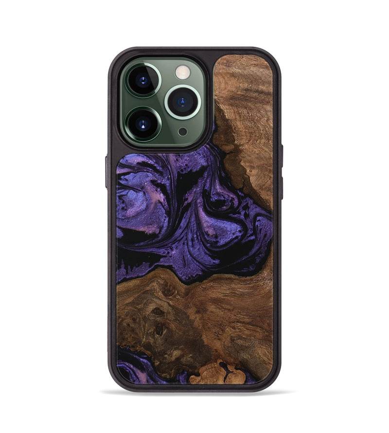 iPhone 13 Pro Wood Phone Case - Simone (Purple, 746335)