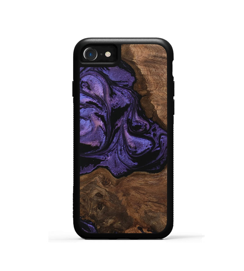 iPhone SE Wood Phone Case - Simone (Purple, 746335)