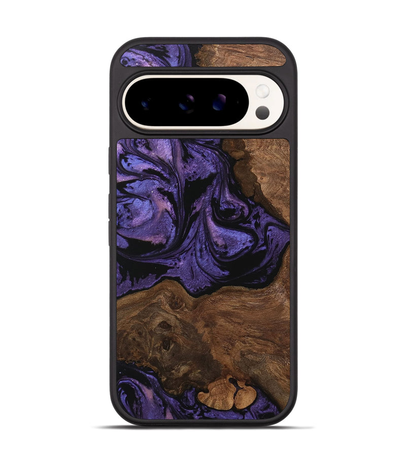 Pixel 9 Wood Phone Case - Simone (Purple, 746335)