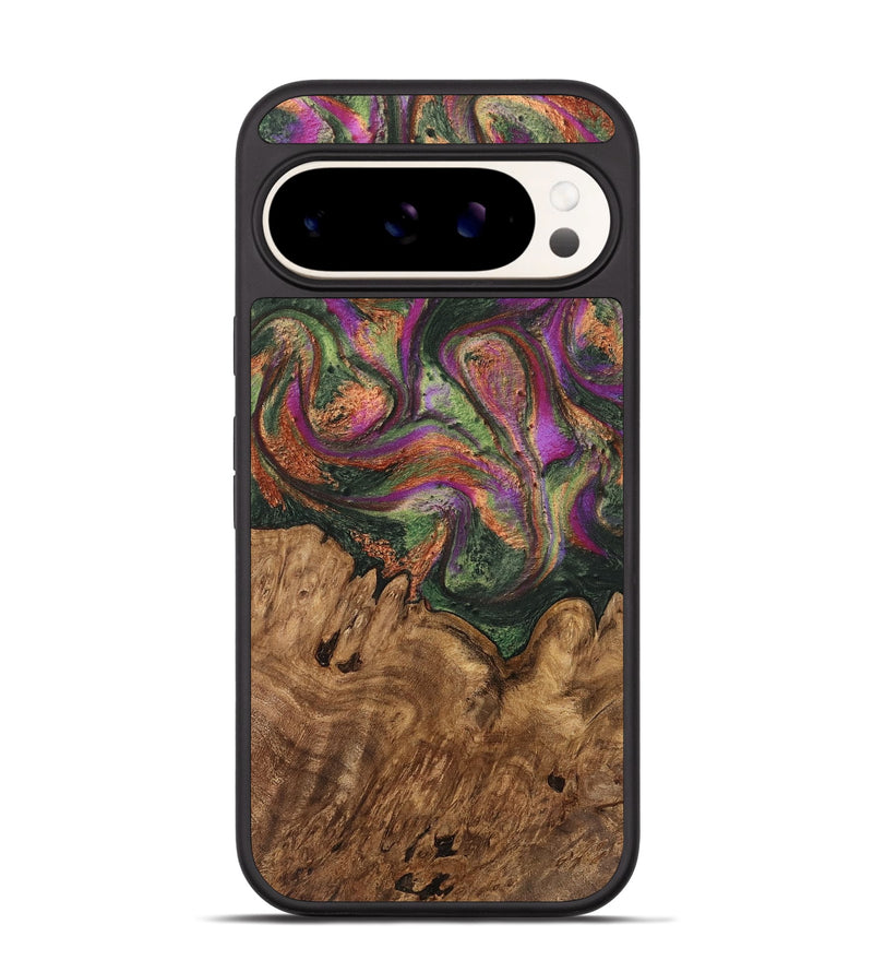 Pixel 9 Wood Phone Case - Dortha (Green, 746337)