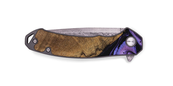 EDC Wood Pocket Knife - Melany (Purple, 746338)