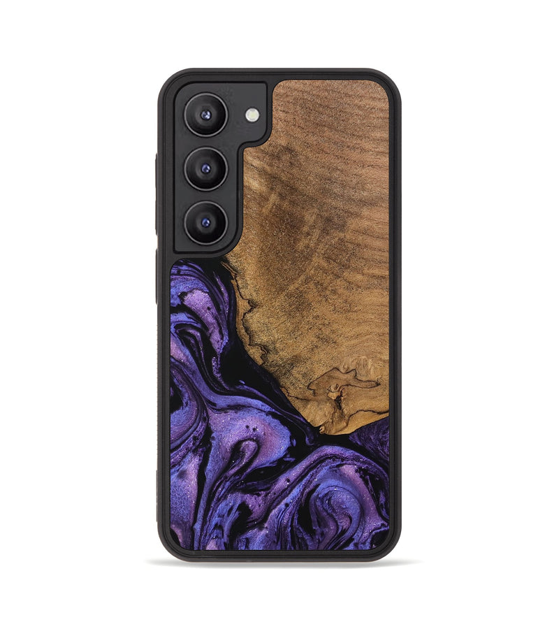 Galaxy S23 Wood Phone Case - Melany (Purple, 746338)