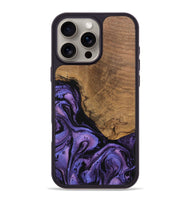 iPhone 16 Pro Max Wood Phone Case - Melany (Purple, 746338)