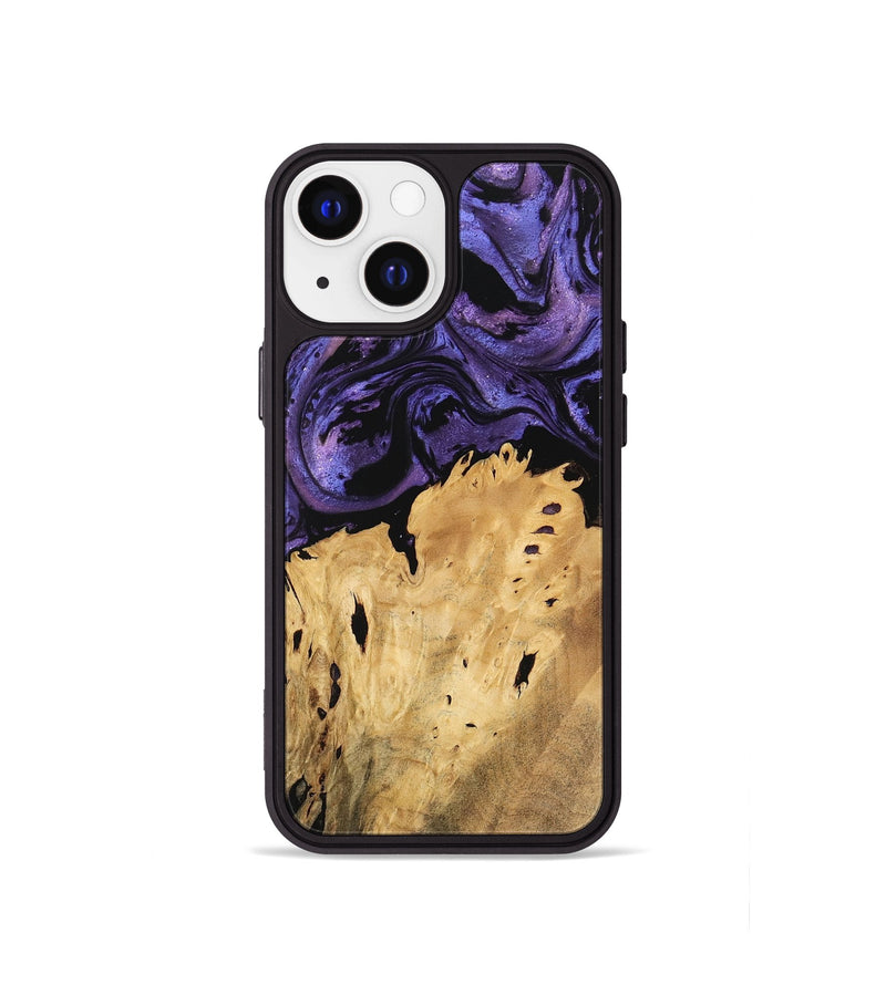 iPhone 13 mini Wood Phone Case - Benson (Purple, 746342)