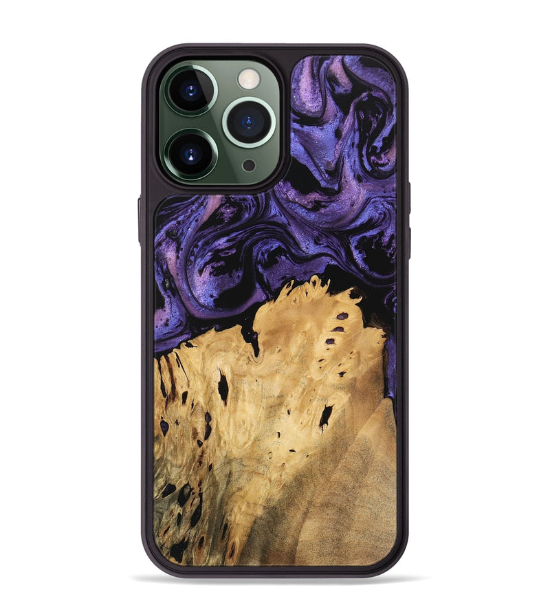 iPhone 13 Pro Max Wood Phone Case - Benson (Purple, 746342)