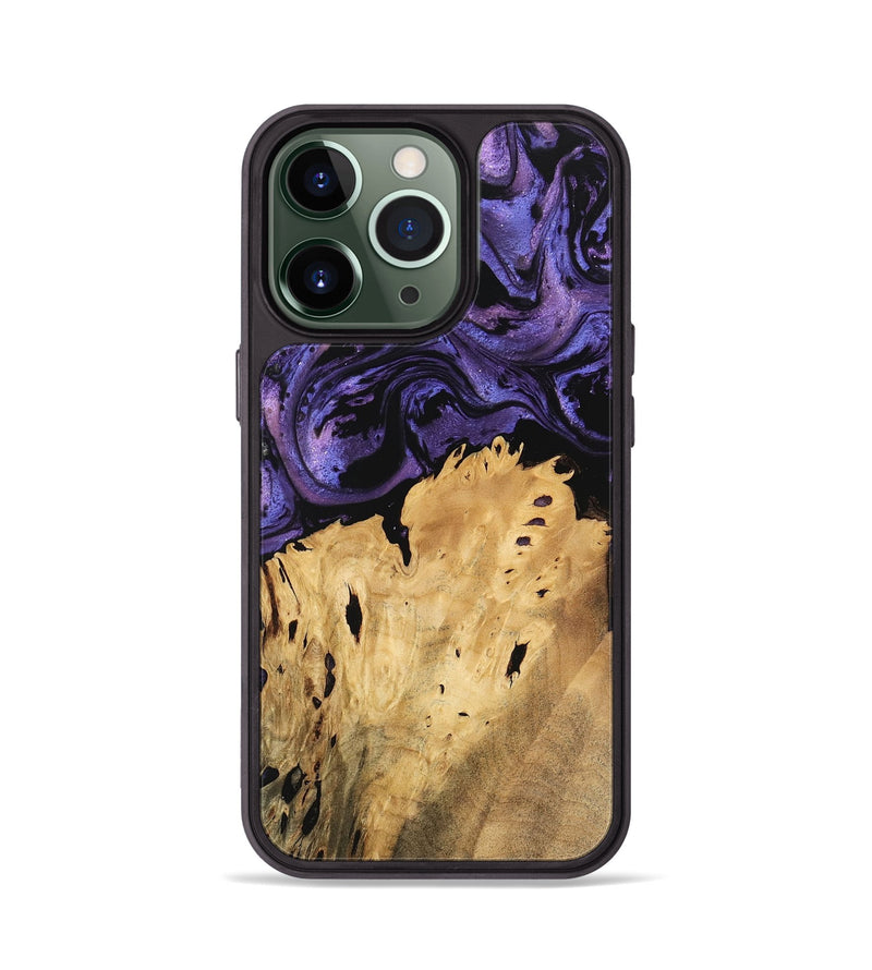 iPhone 13 Pro Wood Phone Case - Benson (Purple, 746342)