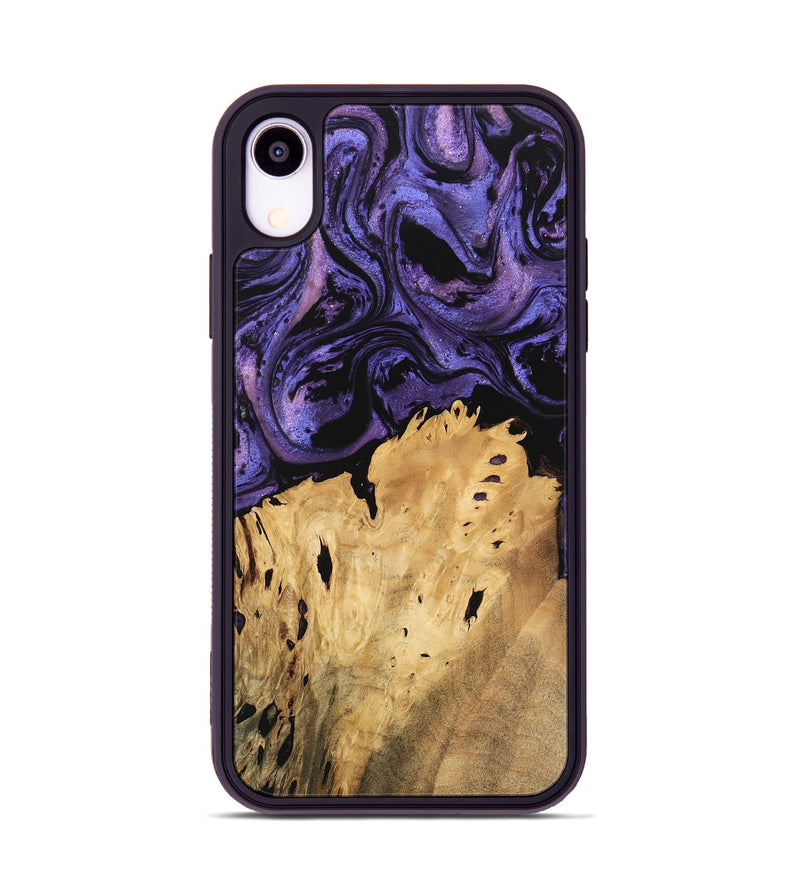 iPhone Xr Wood Phone Case - Benson (Purple, 746342)