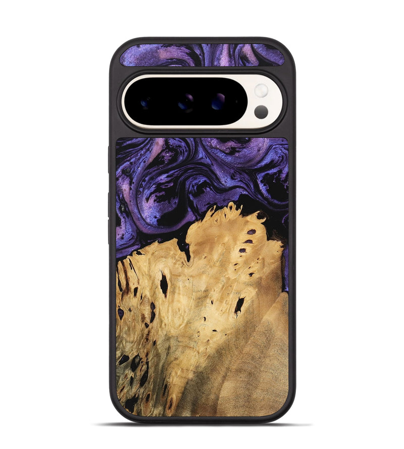 Pixel 9 Wood Phone Case - Benson (Purple, 746342)