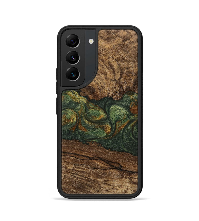 Galaxy S22 Wood Phone Case - Shanae (Green, 746345)