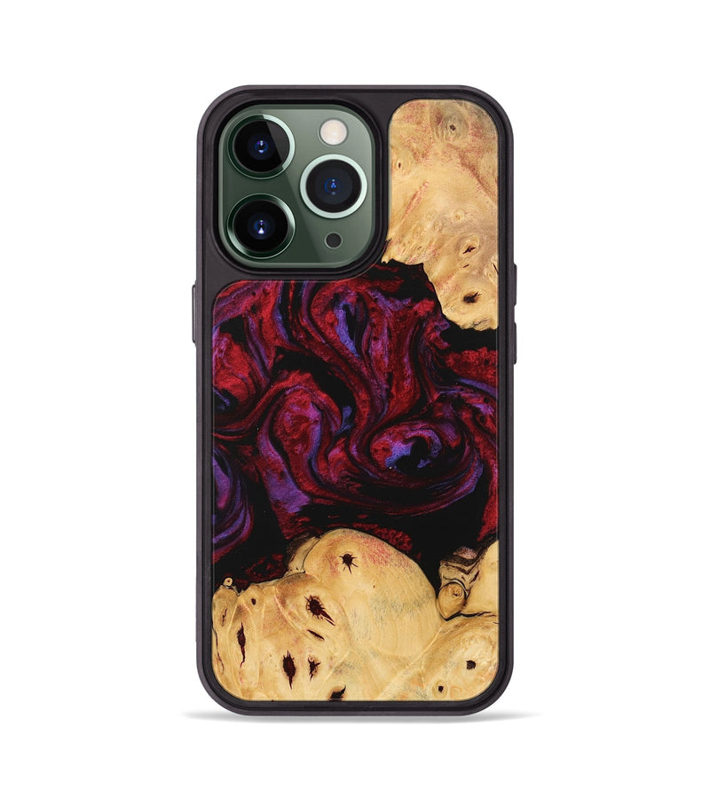 iPhone 13 Pro Wood Phone Case - Clem (Red, 746346)