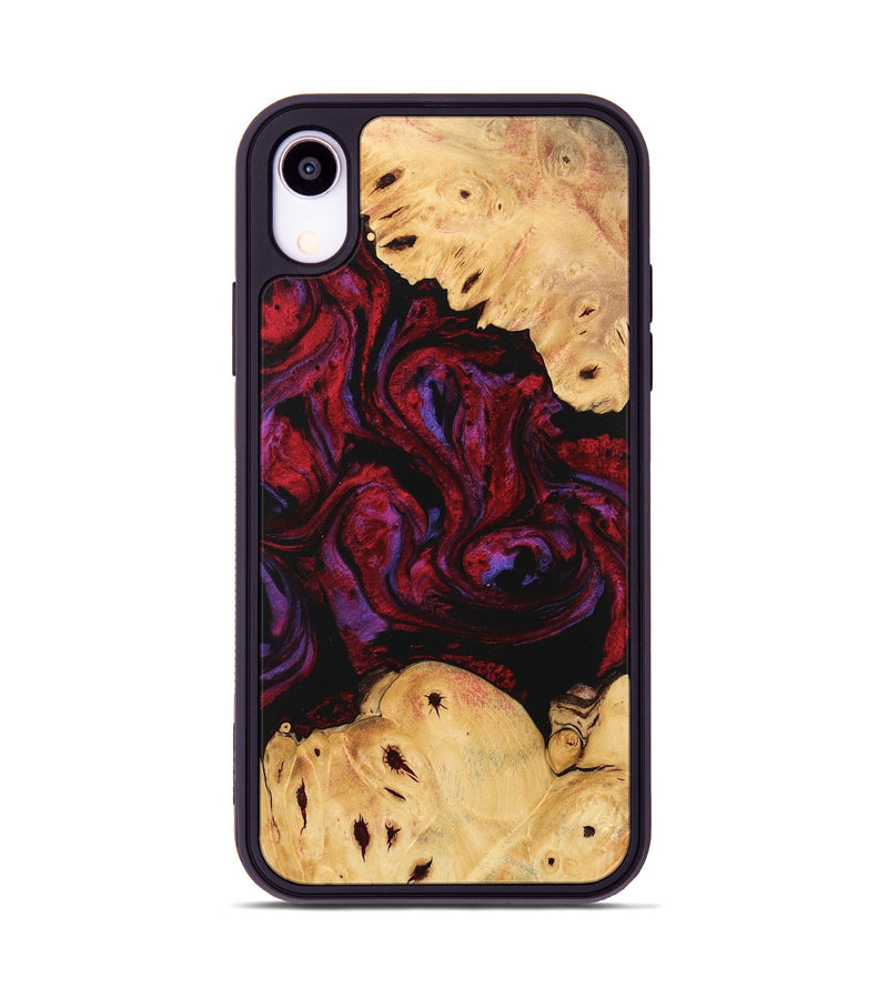 iPhone Xr Wood Phone Case - Clem (Red, 746346)