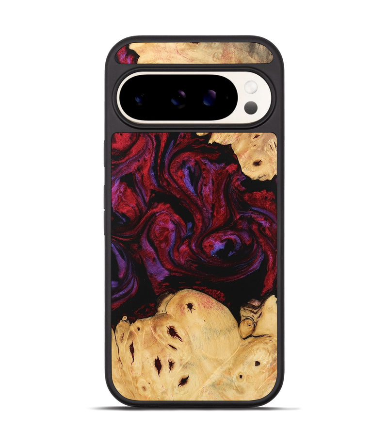 Pixel 9 Pro Wood Phone Case - Clem (Red, 746346)