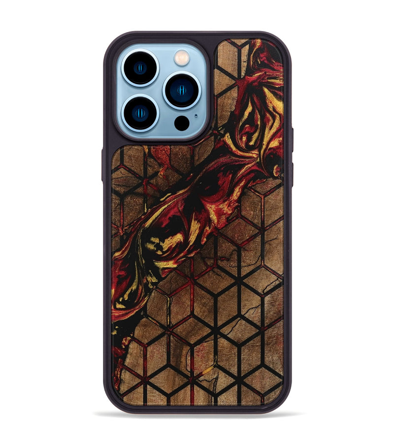 iPhone 14 Pro Max Wood Phone Case - Arleth (Pattern, 746347)