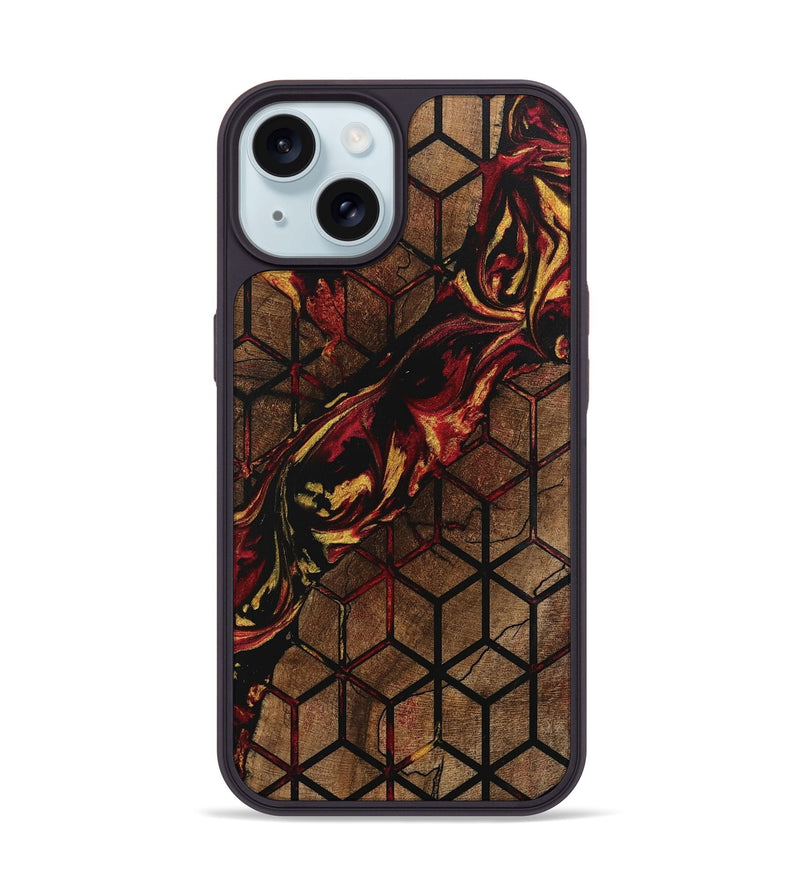 iPhone 15 Wood Phone Case - Arleth (Pattern, 746347)