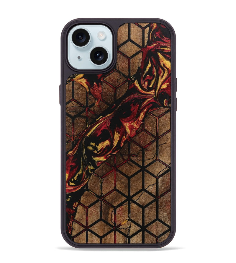 iPhone 15 Plus Wood Phone Case - Arleth (Pattern, 746347)