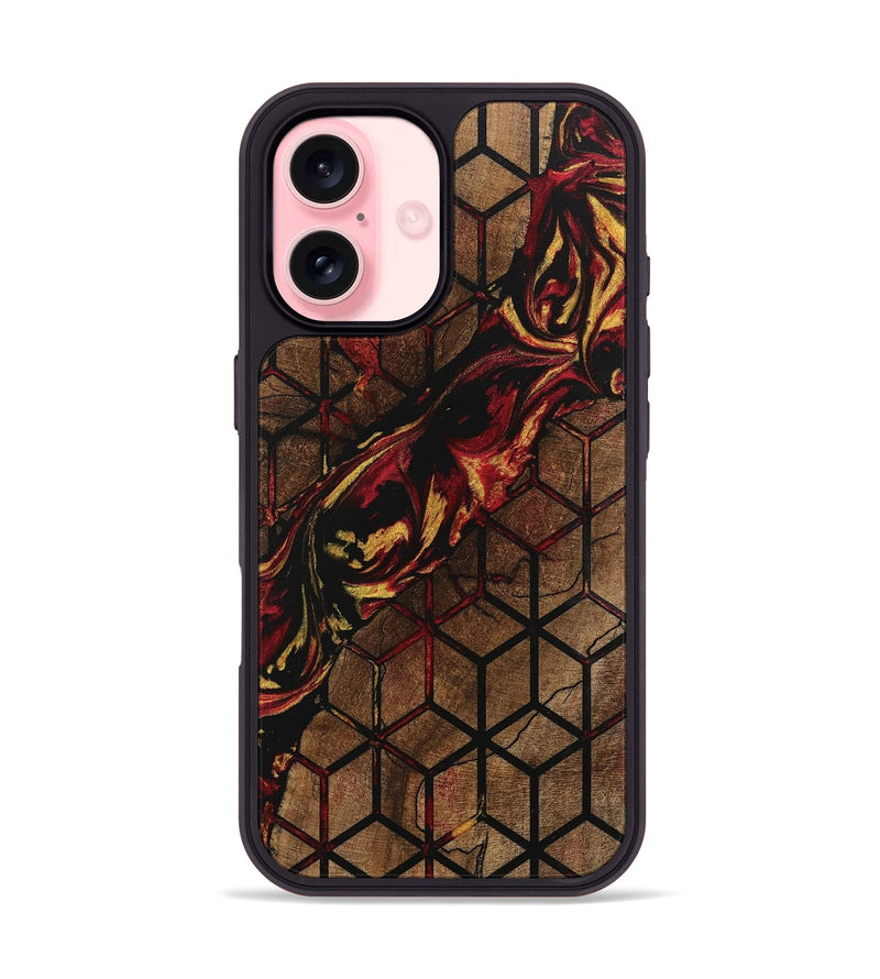 iPhone 16 Wood Phone Case - Arleth (Pattern, 746347)