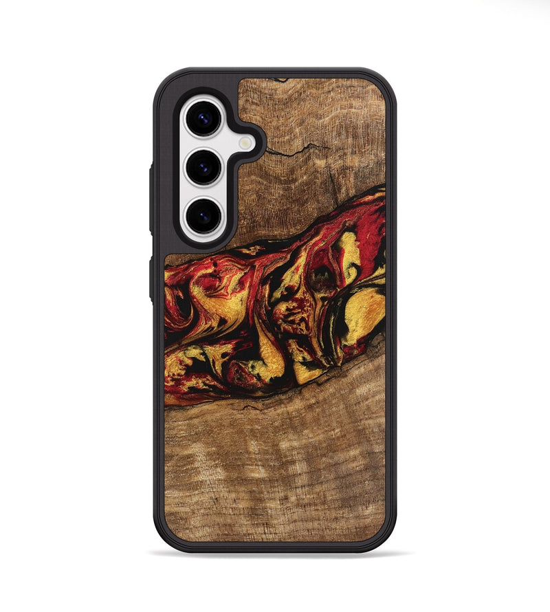 Galaxy S25 Wood Phone Case - Dirk (Red, 746348)