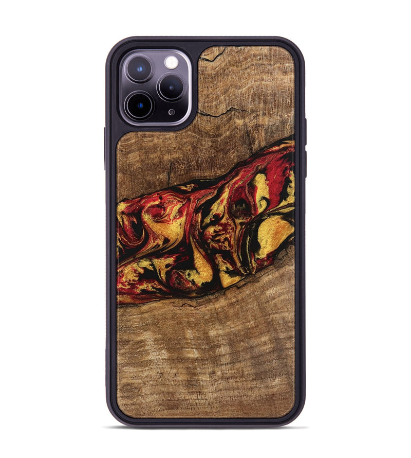 iPhone 11 Pro Max Wood Phone Case - Dirk (Red, 746348)