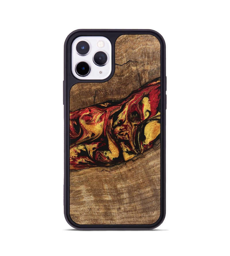 iPhone 11 Pro Wood Phone Case - Dirk (Red, 746348)