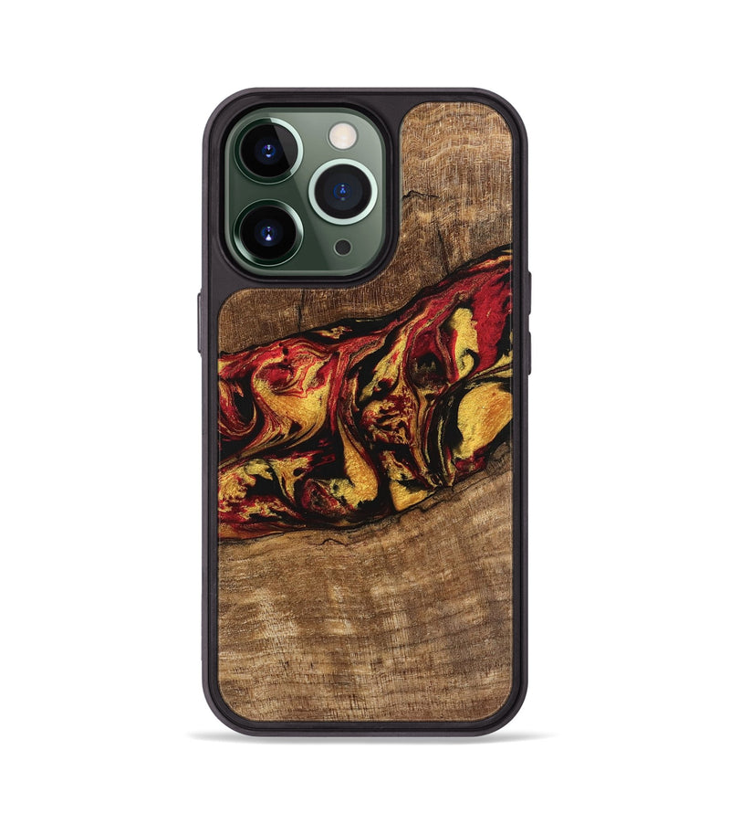 iPhone 13 Pro Wood Phone Case - Dirk (Red, 746348)