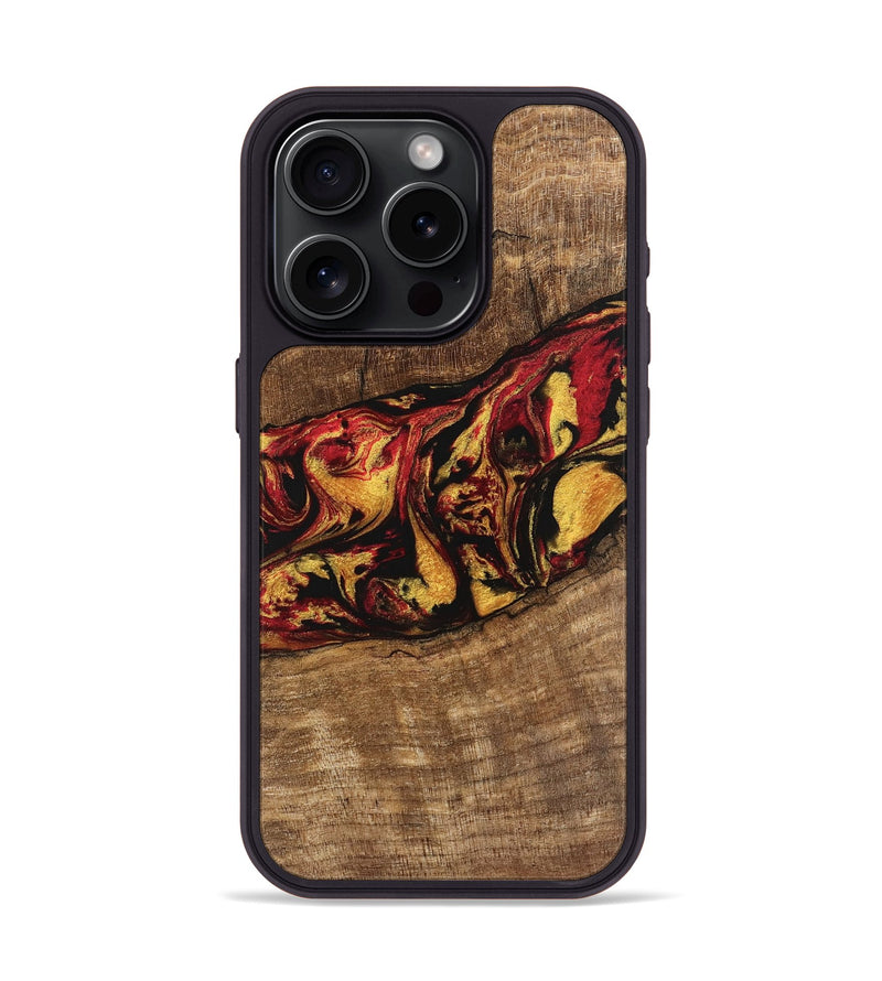 iPhone 15 Pro Wood Phone Case - Dirk (Red, 746348)