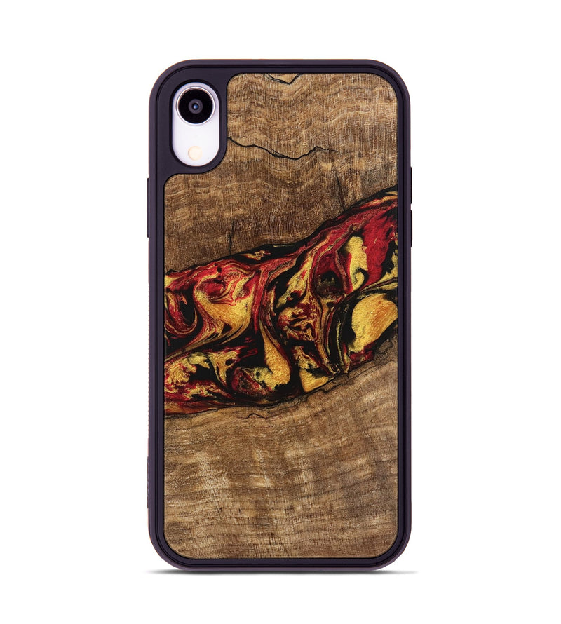 iPhone Xr Wood Phone Case - Dirk (Red, 746348)