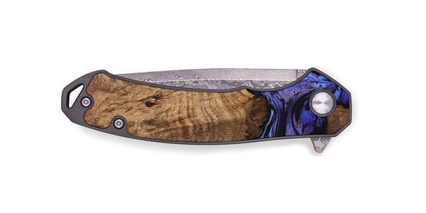 EDC Wood Pocket Knife - Rollie (Purple, 746350)