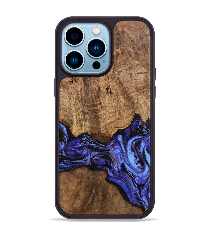 iPhone 14 Pro Max Wood Phone Case - Rollie (Purple, 746350)