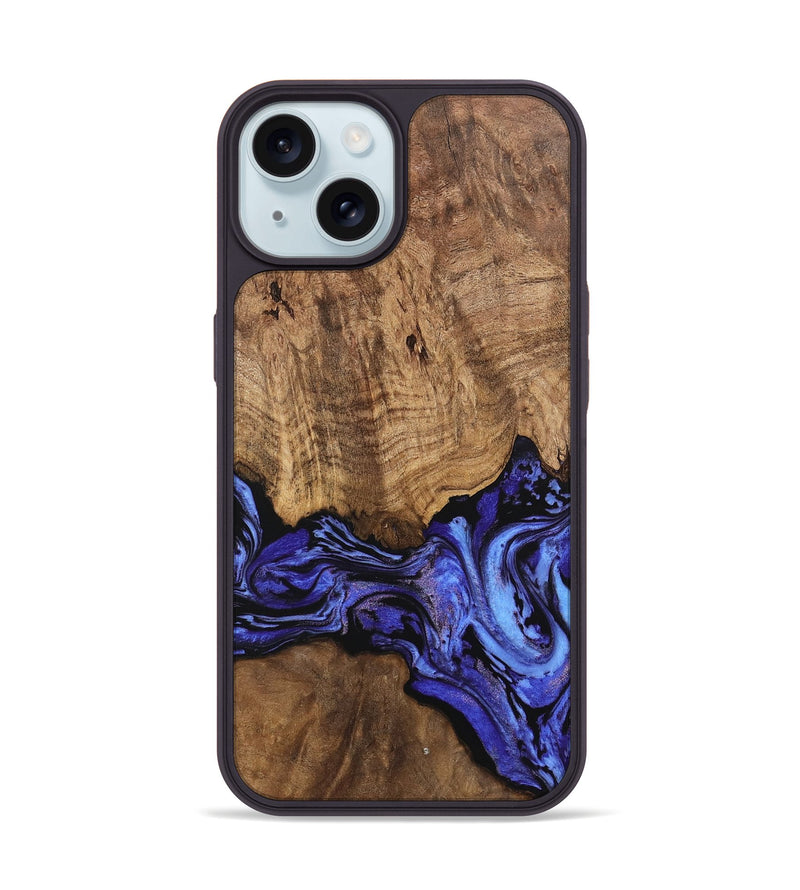 iPhone 15 Wood Phone Case - Rollie (Purple, 746350)