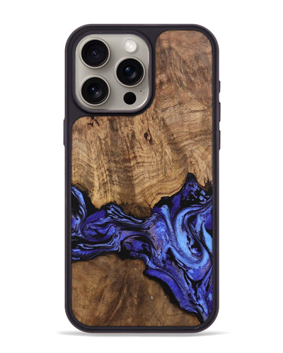 iPhone 15 Pro Max Wood Phone Case - Rollie (Purple, 746350)